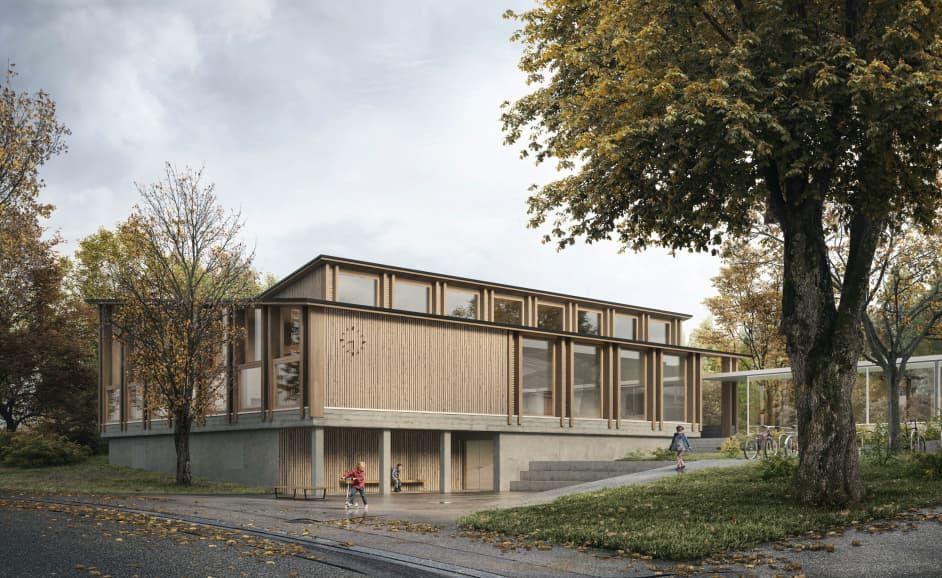 Abbildung neue Turnhalle Adetswil