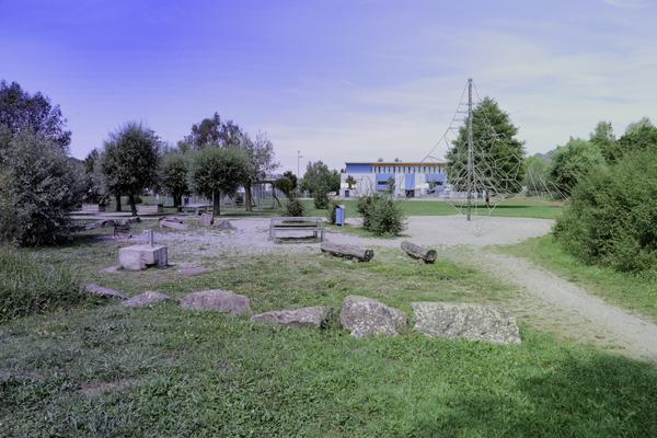 Heutiger Spiel- und Begegnungsplatz im Gebiet Schachen