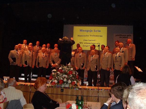 Am 9. April 2005 feierte der Männerchor Stein seinen runden Geburtstag mit einem grossen Jubiläums-Gala-Konzert.